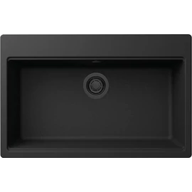 ELLECI - Mosogatótálca Time 130 G40 Nero fekete tartozékokkal LG213040BKM