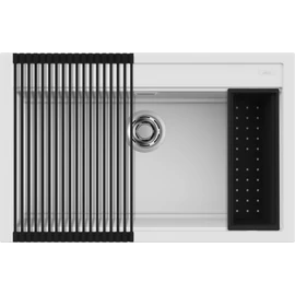 ELLECI - Mosogatótálca Best 130 Workstation Szett K96 White LKB13096K2