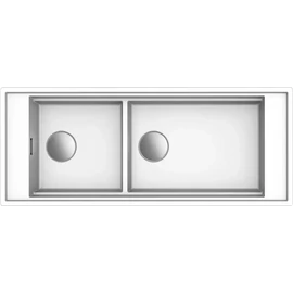 ELLECI - Mosogatótálca Mixology 590 1140x392 Keratek K96 White inox tartozékokkal LKM59096FIXCI