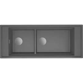 ELLECI - Mosogatótálca Mixology 590 1140x392 Keratek K99 Dark Grey inox tartozékokkal LKM59099FIXCI