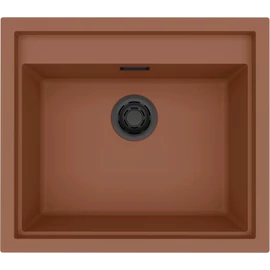 ELLECI - Mosogatótálca Sintesi 105 K83 Cavern Clay fekete tartozékokkal LKS10583BKM