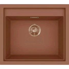 ELLECI - Mosogatótálca Sintesi 105 Keratek K83 Cavern Clay bronz tartozékokkal LKS10583BRZ