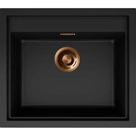 ELLECI - Mosogatótálca Sintesi 105 Keratek K86 Black bronz tartozékokkal LKS10586BRZ