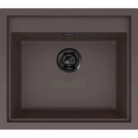 ELLECI - Mosogatótálca Sintesi 105 Keratek K87 Cocoa fekete tartozékokkal LKS10587BKM