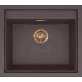 ELLECI - Mosogatótálca Sintesi 105 Keratek K87 Cocoa bronz tartozékokkal LKS10587BRZ