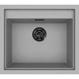 ELLECI - Mosogatótálca Sintesi 105 Keratek K99 Dark Grey fekete tartozékokkal LKS10599BKM