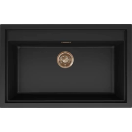 ELLECI - Mosogatótálca Sintesi 130 Keratek K86 Black bronz tartozékokkal LKS13086BRZ