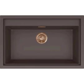 ELLECI - Mosogatótálca Sintesi 130 Keratek K87 Cocoa bronz tartozékokkal LKS13087BRZ