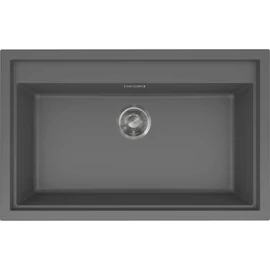 ELLECI - Mosogatótálca Sintesi 130 Keratek K99 Dark Grey inox tartozékokka LKS13099