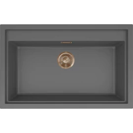 ELLECI - Mosogatótálca Sintesi 130 Keratek K99 Dark Grey bronz tartozékokkal LKS13099BRZ