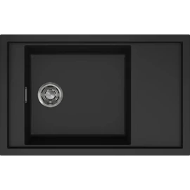 ELLECI - Mosogatótálca Sintesi 305 Keratek K86 Black inox tartozékokkal LKS30586