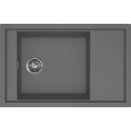 ELLECI - Mosogatótálca Sintesi 305 Keratek K99 Dark Grey inox tartozékokkal LKS30599