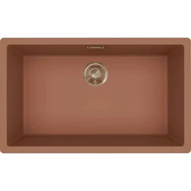 ELLECI - Mosogatótálca Zen 130 Keratek K83 Cavern Clay bronz tartozékokkal LKZ13083BRZ