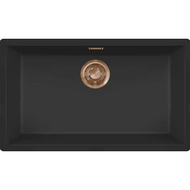 ELLECI - Mosogatótálca Zen 130 Keratek K86 Black bronz tartozékokkal LKZ13086BRZ