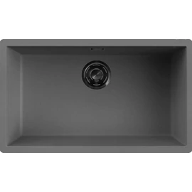 ELLECI - Mosogatótálca Zen 130 Keratek K99 Dark Grey fekete tartozékokkal LKZ13099BKM