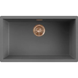 ELLECI - Mosogatótálca Zen 130 Keratek K99 Dark Grey bronz tartozékokkal LKZ13099BRZ