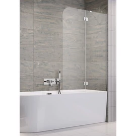 Radaway Torrenta PND 100B kádparaván, átlátszó, króm, balos 12011202-101L