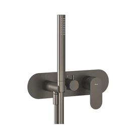 Ravak Eleganta EL 068.20GB.O3.RB07D.+S Falba süllyesztett csaptelep szettel, háromutas, belső egység nélkül, Graphite Brushed X070333 Ravak Eleganta EL 068.20GB.O3.RB07D.+S Falba süllyesztett csaptelep szettel, háromutas, belső egység nélkül, Graphite Brushed X070333