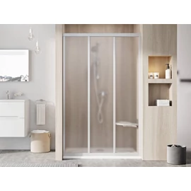 Ravak Supernova zuhanyajtó ASDP3-110 szatén+grape üveg 00VD0UR2ZG