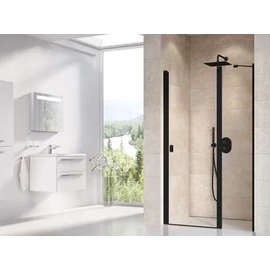 Ravak Chrome CSD2-120 zuhanyajtó fekete+transparent 0QVGC300Z1