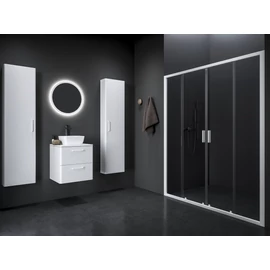 Ravak Blix II NBLDP4 170 zuhanyajtó matt fehér+transparent 0YMV0E00Z1