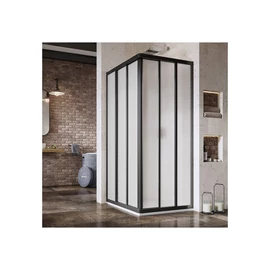 Ravak Supernova Zuhanykabin ASRV3-75-198 fekete+Pearl polisztirén - 15V303R211