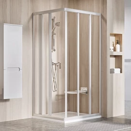 Ravak Supernova Zuhanykabin ASRV3-75 198 szatén+Transparent üveg - 15V30UR2Z1