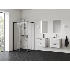 Ravak Blix II NBLRV2K 90 zuhanykabin fekete+transparent 1XM70300Z1 Ravak Blix II NBLRV2K 90 zuhanykabin fekete+transparent 1XM70300Z1