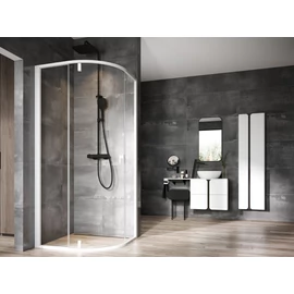 Ravak Nexty NSKK3-80 zuhanykabin matt fehér+transparent 3O644E01Z1