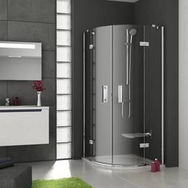 Ravak SmartLine SMSKK4-80 Negyedköríves négyrészes zuhanykabin króm kerettel, transparent edzett biztonságiüveg betéttel 3S244A00Y1