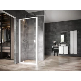 Ravak Nexty NPSS-90 fix oldalfal matt fehér+transparent 94O70E00Z1