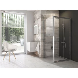 Ravak Blix BLPS-90 fix oldalfal Króm kerettel, transparent edzett biztonságiüveg betéttel 9BH70C00Z1