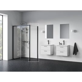 Ravak Blix II NBLPS 100 fix oldalfal fekete+transparent 9BMA0300Z1