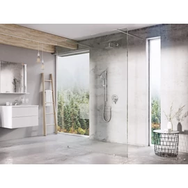 Ravak Walk-In Free Set 130, zuhanykabin krómhatású+transparent GW9FJ0C0SZ1