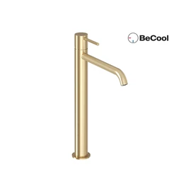 Ravak Espirit álló mosdócsaptelep BeCool 340 mm leeresztő nélkül ES 015.61GLB, Gold Brushed X070561 Ravak Espirit álló mosdócsaptelep BeCool 340 mm leeresztő nélkül ES 015.61GLB, Gold Brushed X070561