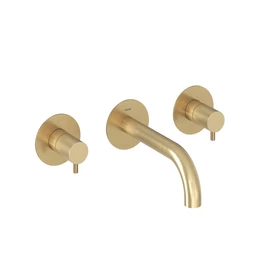 Ravak Espirit falba süllyesztett kádcsaptelep belső egységgel ES 021.60GLB.O1, Gold Brushed X070601 Ravak Espirit falba süllyesztett kádcsaptelep belső egységgel ES 021.60GLB.O1, Gold Brushed X070601