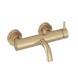 Ravak Espirit fali kádcsaptelep zuhanyszett nélkül ES 022.60GLB, Gold Brushed X070603 Ravak Espirit fali kádcsaptelep zuhanyszett nélkül ES 022.60GLB, Gold Brushed X070603