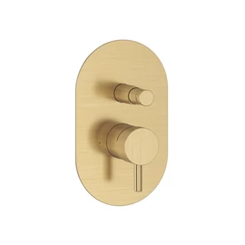 Ravak Espirit falba süllyesztet csaptelep, automatikus kétutas, belső egységgel ES 061.60GLB.O2, Gold Brushed X070608