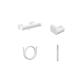 Ravak Espirit fali zuhanycsaptelep szettel, fehér ES 032.10WV+S X07S129