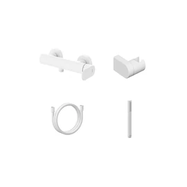 Ravak Eleganta fali zuhanycsaptelep szettel, fehér EL 032.10WV+S X07S139