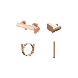 Ravak Eleganta fali zuhanycsaptelep szettel, rose gold EL 032.60RGB+S X07S142
