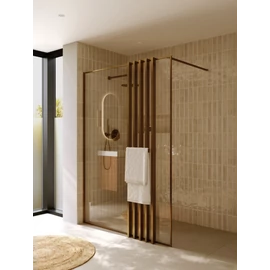 Riho matt réz díszítőelem, törölközőtartóval 40x200 cm G010007302