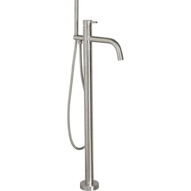 Sapho MINIMAL kádtöltő csaptelep zuhanyszettel, padlósík alatti alaptettel, inox (MI021)