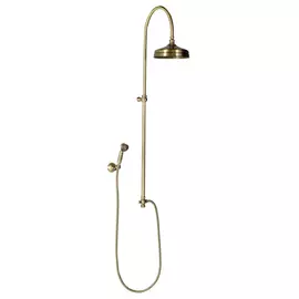 Sapho Antea zuhanyoszlop bronz,kézi és fejzuhannyal, gégecsővel,csaptelep nélkül (SET026)