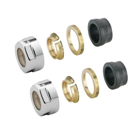 Sapho Szoritógyűrű réz csőhöz, 15mm, szálcsiszolt inox (pár) (CP6515) Sapho Szoritógyűrű réz csőhöz, 15mm, szálcsiszolt inox (pár) (CP6515)