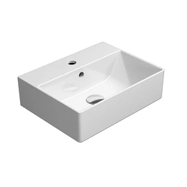 Sapho GSI KUBE X kerámiamosdó, 45x13x35cm (9485111) Sapho GSI KUBE X kerámiamosdó, 45x13x35cm (9485111)