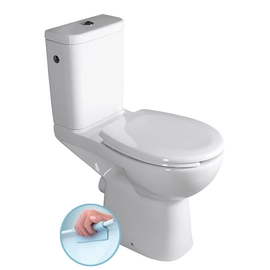 Sapho ETIUDA WC mozgáskorlátozottaknak, CLEAN ON, hátsó kifolyású, RIMLESS, 45,5cm (K11-0221)