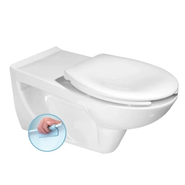 Sapho SENIOR Fali WC mozgáskorlátozottak, CLEAN ON, 37x73cm (K670-002)