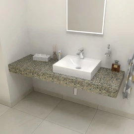 SAPHO TAILOR Rockstone pult, 160x50cm, R verzió (TR160R) SAPHO TAILOR Rockstone pult, 160x50cm, R verzió (TR160R)