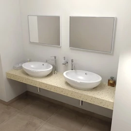 SAPHO TAILOR Rockstone pult, 180x50cm, F verzió (TR180F) SAPHO TAILOR Rockstone pult, 180x50cm, F verzió (TR180F)